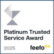Feefo Platinum Trusted Service Award 2025
