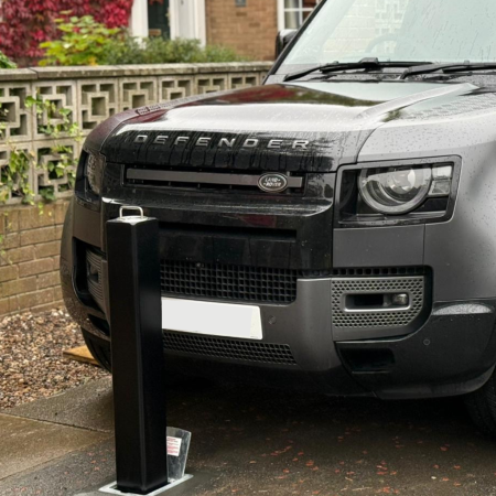 SQ20 LA Square Lift Assisted Telescopic Bollard (850mm) - Insurance Approved