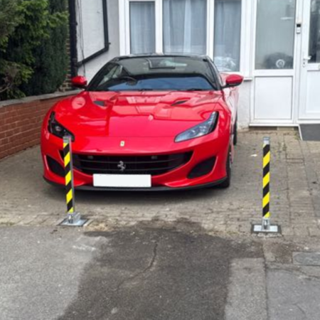 KCP - Compact Removable/Fold Down Parking Post (730mm)