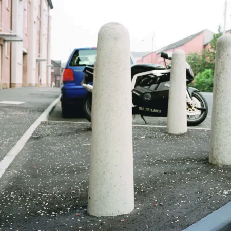 BRIDGFORD BOLLARD - SMOOTH GREY