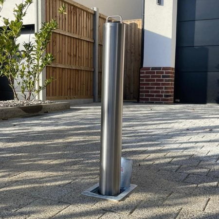S5 Stainless Steel Telescopic Bollard (670mm) - Insurance Approved