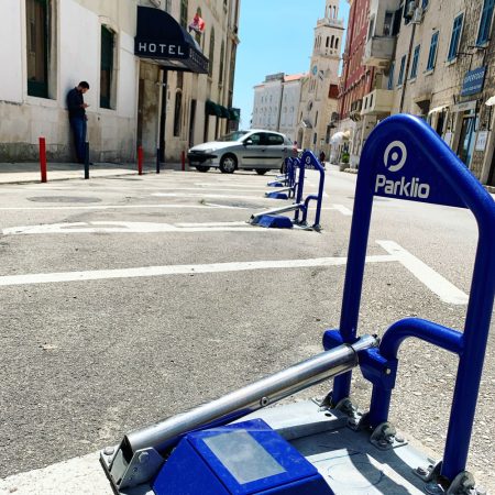 AC-powered Parking Space Blocker Automatic Parking Barrier