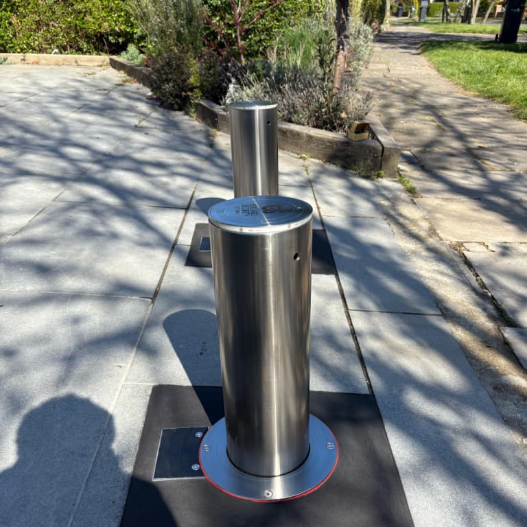 automatic driveway bollards