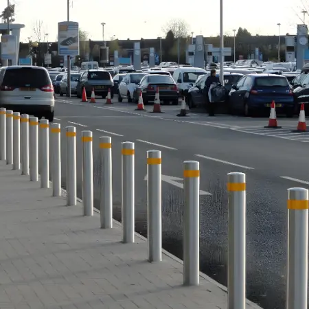 Car Stopper 30 - Shallow Mount PAS68 Bollard - Crash tested to stop a 1500kg vehicle @ 30mph