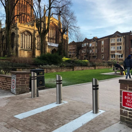 Shallow Mount Rising Bollards
