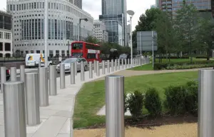 Truck Stopper 5-50 Shallow Mount PAS68 Bollard – Crash Tested to stop a 7500kg vehicle @ 50mph