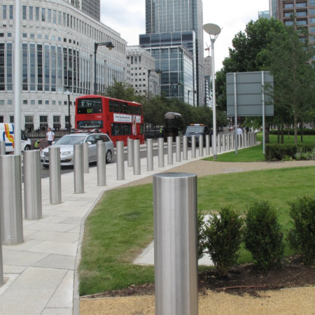 Truck Stopper 5-50 Shallow Mount PAS68 Bollard - Crash Tested to stop a 7500kg vehicle @ 50mph
