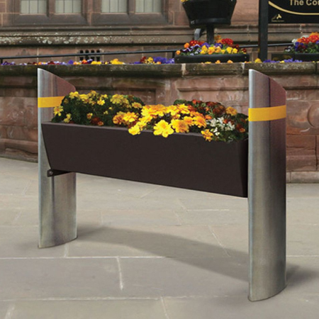 Truck Stopper 6-30 Shallow Mount PAS68 Bollard - Crash Tested to stop a 7500kg vehicle @ 30mph