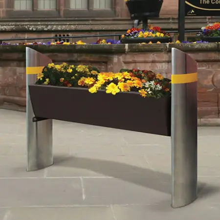 Truck Stopper 6-30 Shallow Mount PAS68 Bollard - Crash Tested to stop a 7500kg vehicle @ 30mph