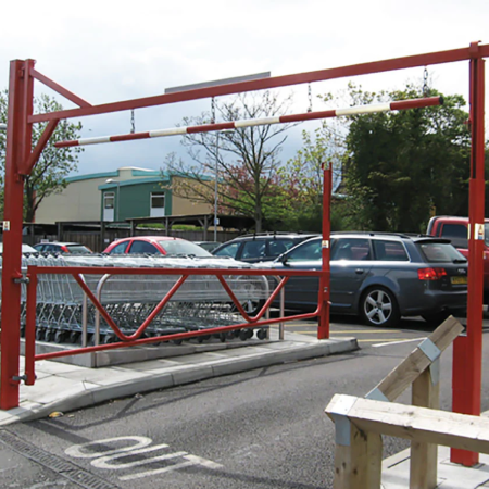 Combination Height Restrictor with Access Gate