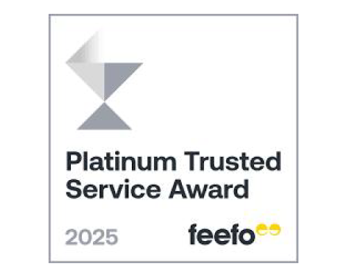 Platinum Trusted Service 2025 - Feefo